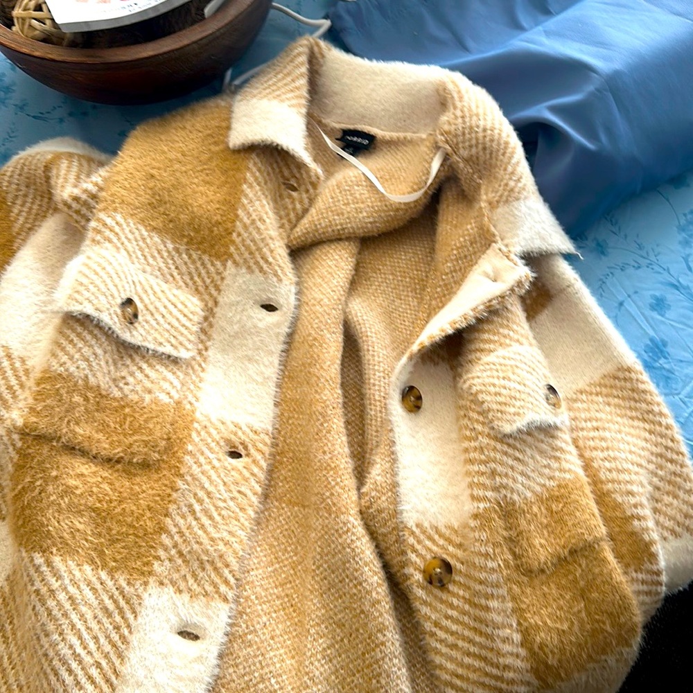 Torrid Brown Plaid Shacket